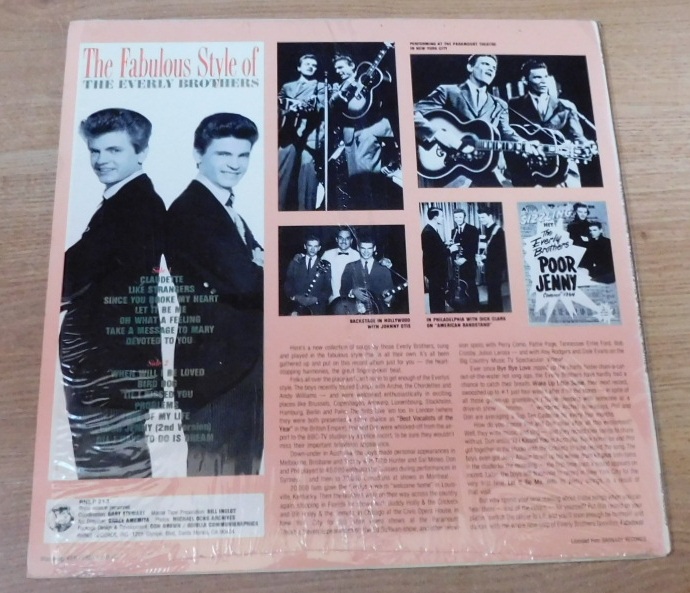 The Everly Brothers – The Fabulous Style Of The Everly Brothers