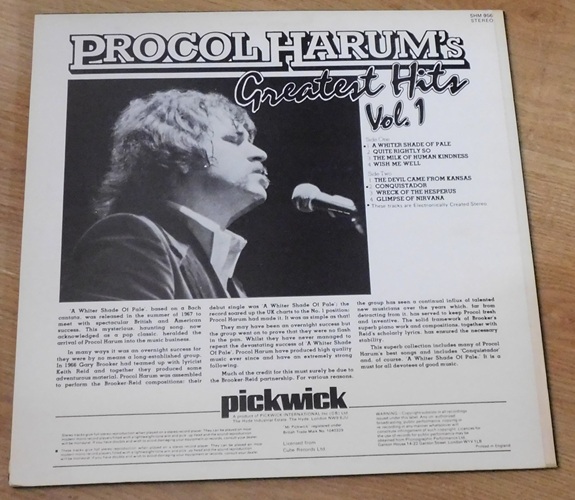 Procol Harum – Greatest Hits Vol 1