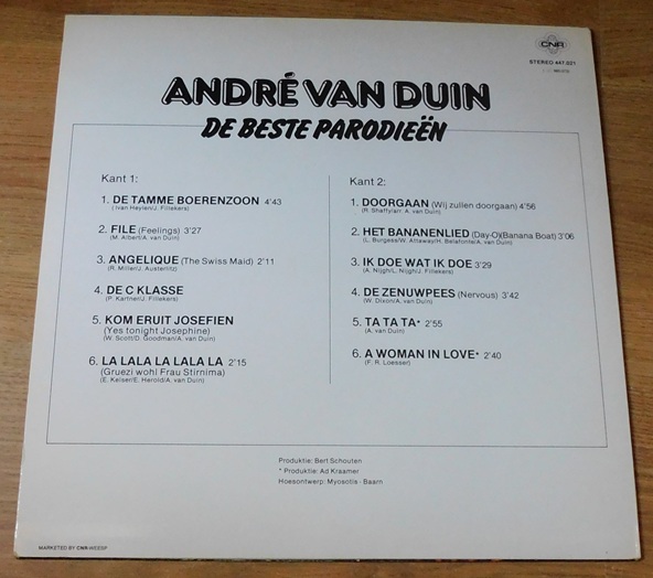André van Duin – De Beste Parodieën