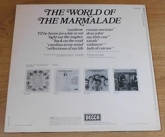 The Marmalade – The World Of The Marmalade