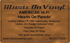 American Hi-Fi – Hearts On Parade | LP