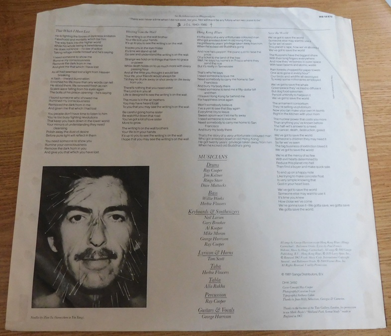 George Harrison – Somewhere In England