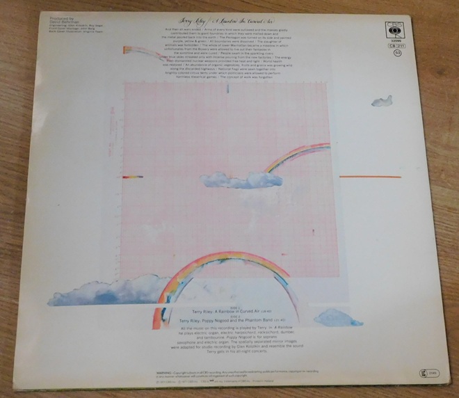 Terry Riley – A Rainbow In Curved Air