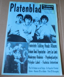Platenblad Nr. 147 - Favoriete Talking Heads Albums