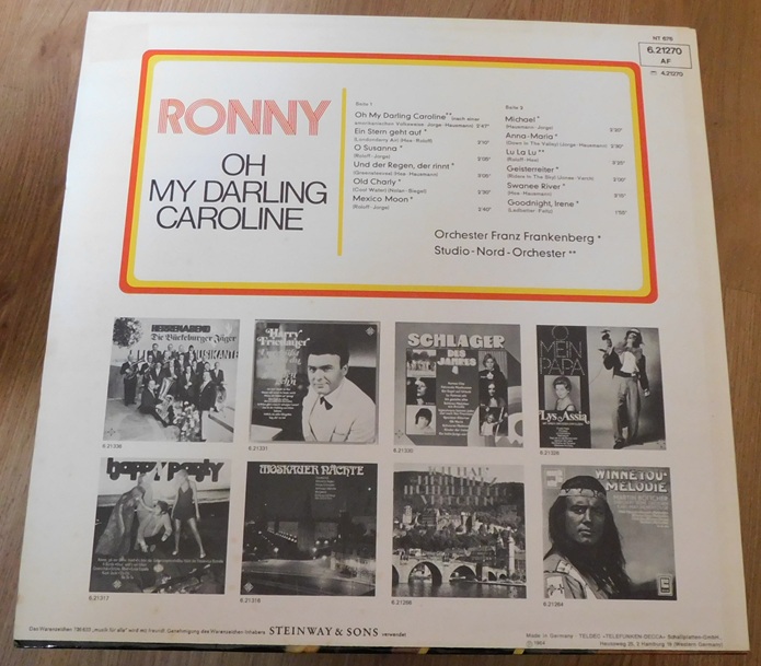Ronny – Oh My Darling Caroline
