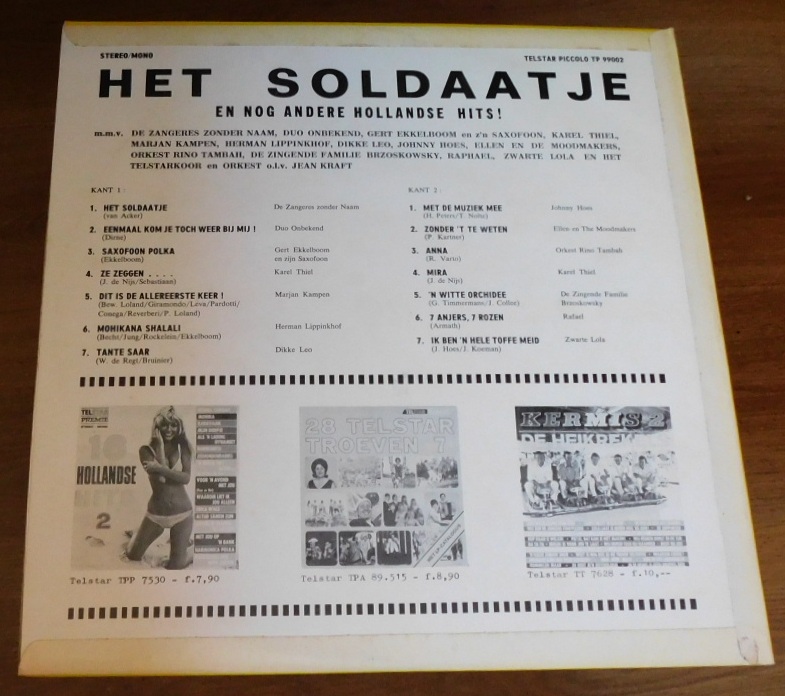 Various – Het Soldaatje En Nog Meer Hollandse Hits