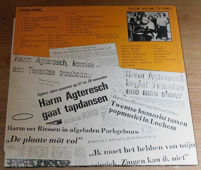 Harm Agteresch – Loat Mie Méér Joekelul'n.....
