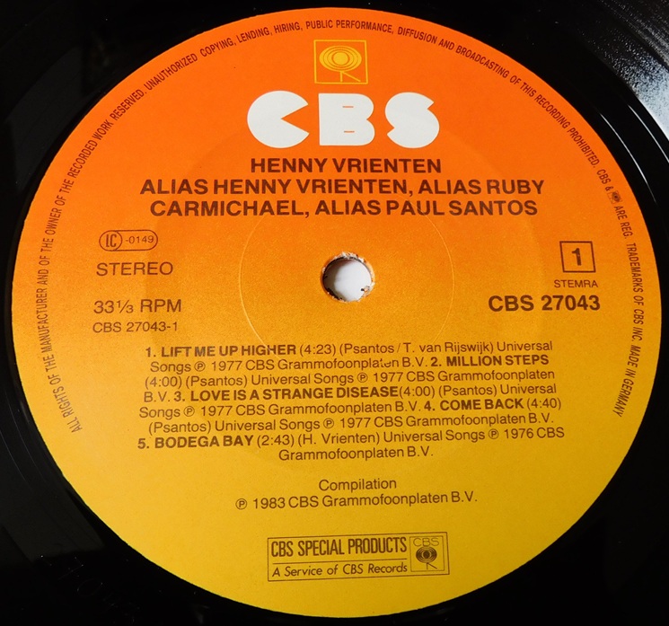 Henny Vrienten – Alias Henny Vrienten Alias Ruby Carmicheal Alias Paul Santos