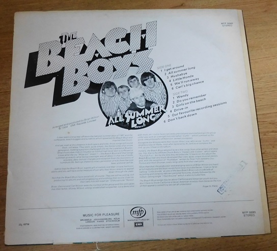 The Beach Boys ‎– All Summer Long