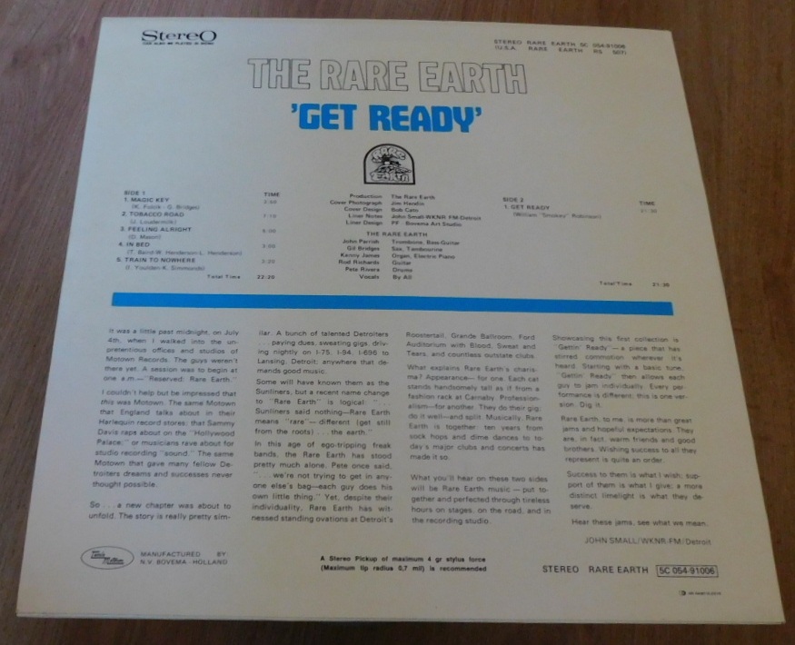 Rare Earth – Get Ready