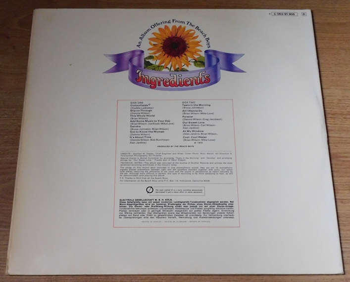 The Beach Boys – Sunflower