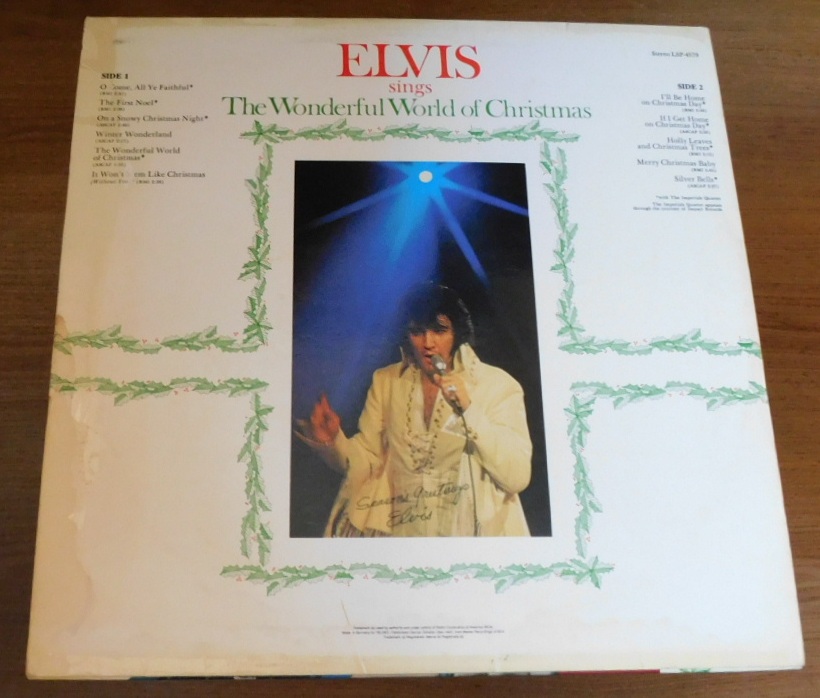Elvis Presley – Elvis Sings The Wonderful World Of Christmas