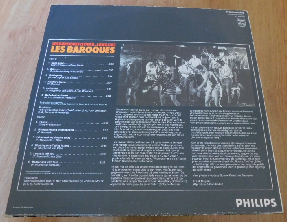 Les Baroques – Les Baroques Is Dead.. Long Live Les Baroques
