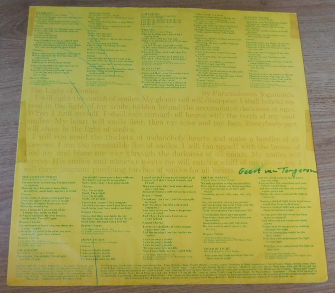 Gary Wright – The Light Of Smiles