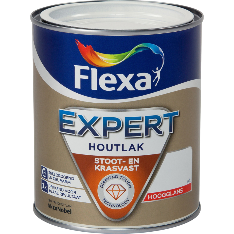 dood leerling Dekbed Flexa Expert Houtlak Binnen Hoogglans (Verpakking: 750ML) | Flexa |  Verfstop.nl