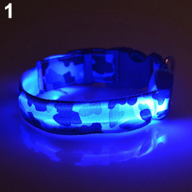 Led halsband Camouflage OP = OP