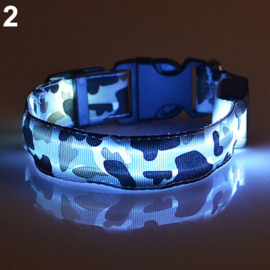 Led halsband Camouflage OP = OP