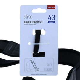 Matin Neck Strap de Luxe Straight Neoprene 43 mm M-6753H