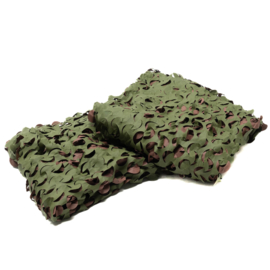 Filet de camouflage 2, vert/marron, 2,4 x 3 m