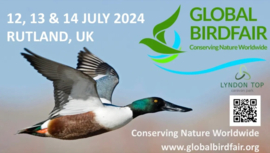 Global Birdfair, Engeland, 12, 13 & 14 juli 2024