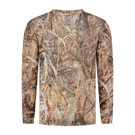 T-shirt Long Sleeve, Reed print Camo, size Medium