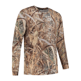 T-shirt Long Sleeve, Reed print Camo, size Medium