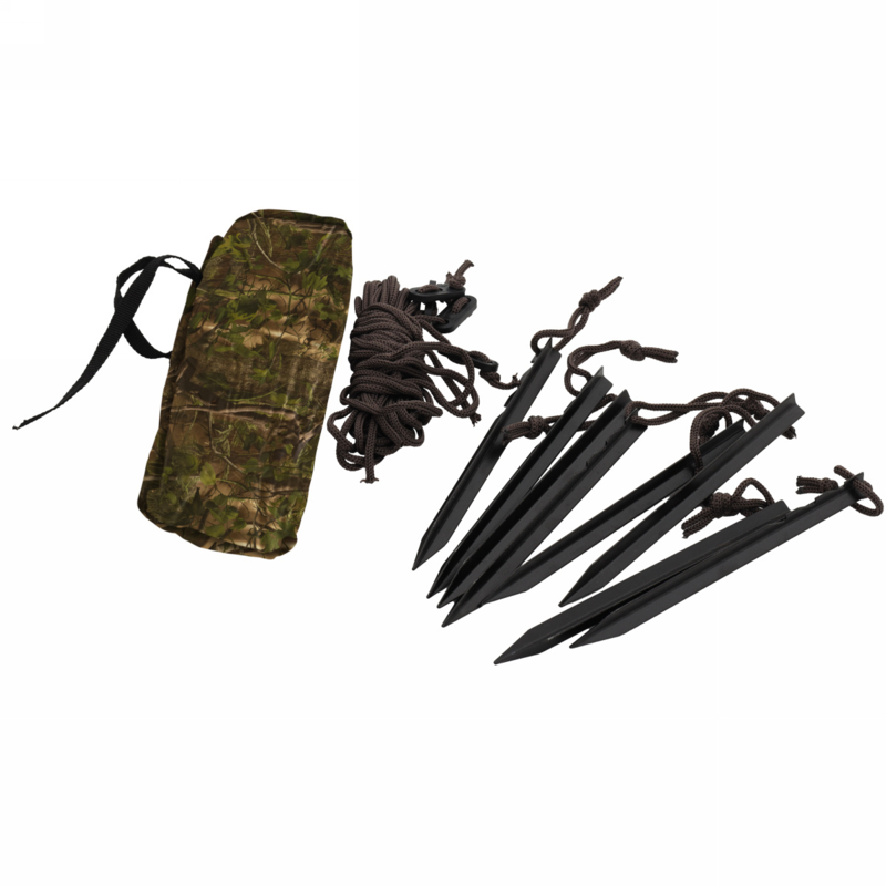 Borsa Portapicchetti Da Campeggio – Sacchetto In Tessuto Oxford 600D Per Chiodi Tenda (49x13.5 Cm) – Capienza 12-13 Pioli