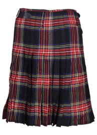 Black Stewart 8 yard kilt
