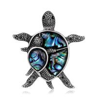 broche: schildpad met baby