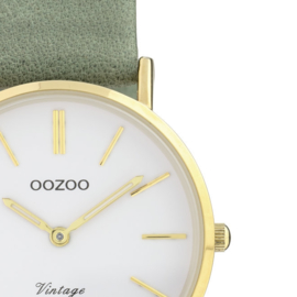 OOZOO vintage groen / goud 32 mm