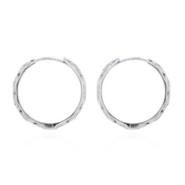 klapoorringen met versiering 20 mm