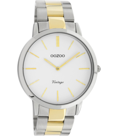 OOZOO Vintage zilver/goud 42 mm