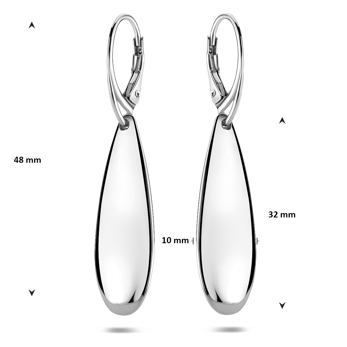 oorhangers druppel 48 mm