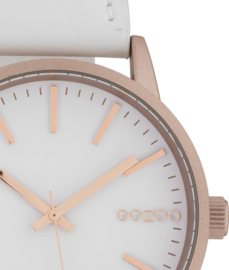 OOZOO Timepieces wit/rosé 40 mm