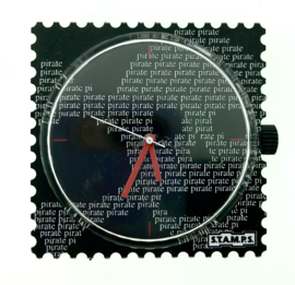 STAMPS-horloge pirate