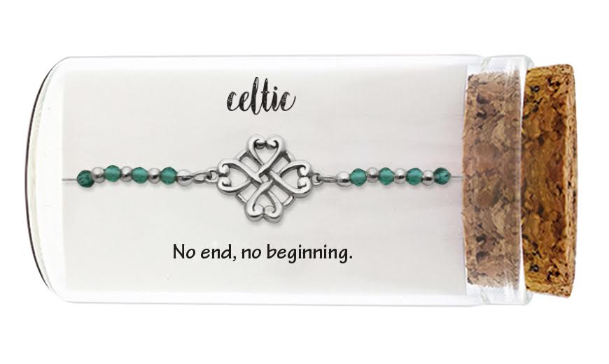 armband met zilver: No end no beginning