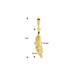 14 karaat hanger veer