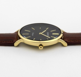 OOZOO vintage bruin / goud 32 mm