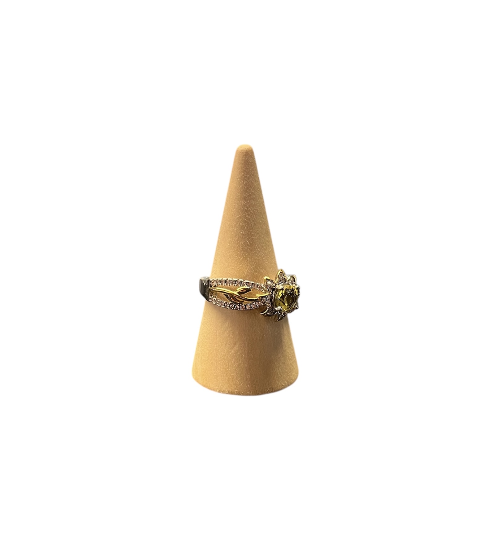 Handgemaakte zilveren sapphire ring