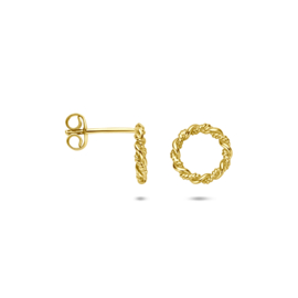 oorknoppen rondje gedraaid 9,5 mm