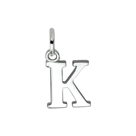 Zilveren letterhanger K