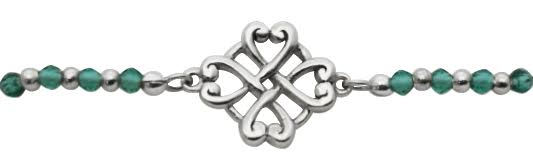 armband met zilver: No end no beginning