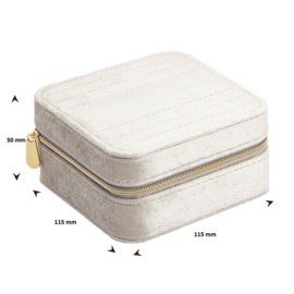 Sieradenbox creme