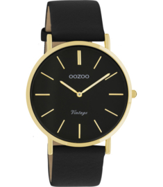 OOZOO Vintage zwart/goud 40 mm