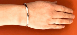 Zilveren spang armband