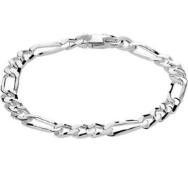 Armband figaro 6,0 mm 19 cm