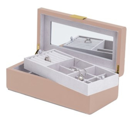 Sieradenbox beige