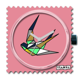 STAMPS-horloge swallow