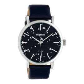 OOZOO Timepieces donkerblauw 42 mm