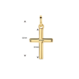 Gouden hanger kruis
